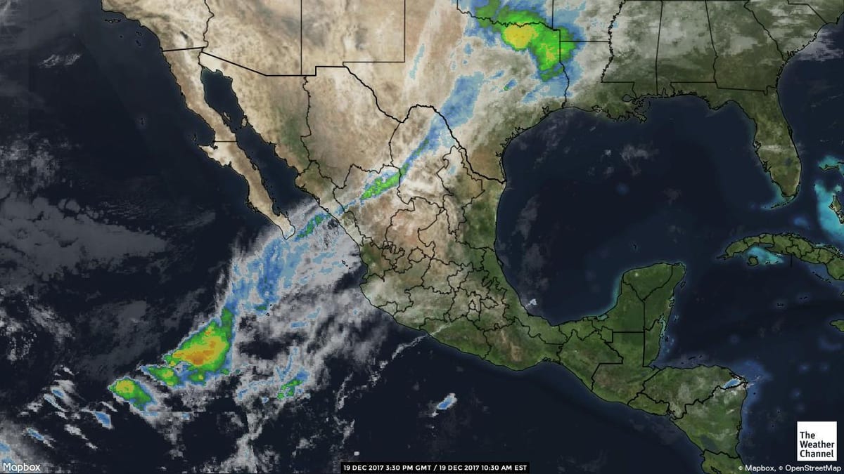 radar mapa Mexika