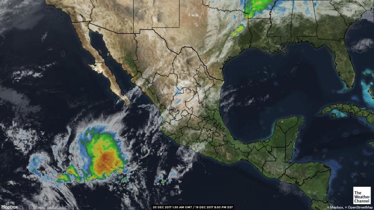 počasí radar mapa Mexika