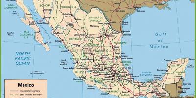 Mexiko v mapě
