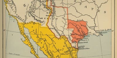 Mapa Mexika 1700