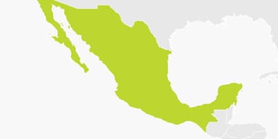 Mapa Mexika png