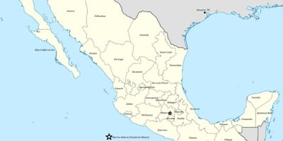 Mapa Mexika státu