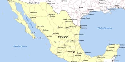 Mapa Mexika muzea