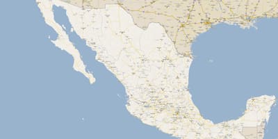 Mapa Mexika stadionu